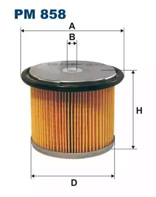 Топливный фильтр PM858 WIX FILTERS