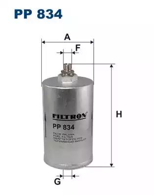 Топливный фильтр PP834 WIX FILTERS