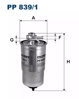 Топливный фильтр PP8391 WIX FILTERS