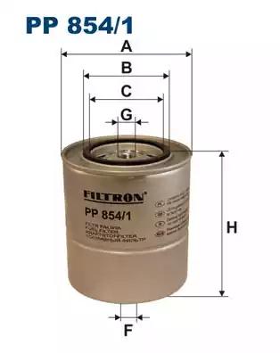 Топливный фильтр PP8541 WIX FILTERS