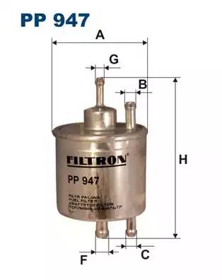 Топливный фильтр PP947 WIX FILTERS