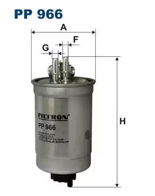 Топливный фильтр PP966 WIX FILTERS