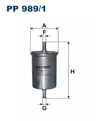 Топливный фильтр PP9891 WIX FILTERS