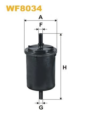 Паливний фільтр WF8034 WIX FILTERS