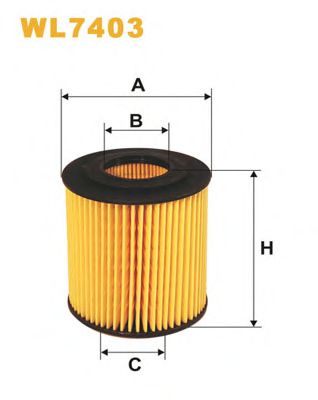 Масляний фільтр WL7403 WIX FILTERS