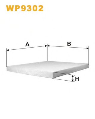 Фільтр салону wp9302/k1232 вир-во wix-filters WP9302 FILTRON