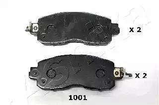 Колодки гальмівні передні дискові nissan leaf electric 10- вир-во... 50011001 ASHIKA