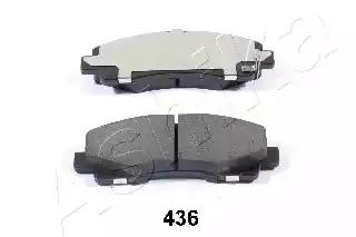 Комплект тормозных колодок дисковый тормоз 5004436 ASHIKA