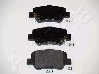 Комплект тормозных колодок дисковый тормоз 5102223 ASHIKA