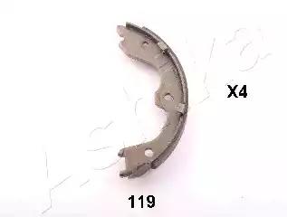 Колодки гальма стоянки  к-т 4 шт  5501119 5501119 ASHIKA