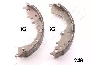 Комплект тормозных колодок 5502249 ASHIKA