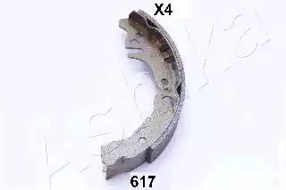 Комплект тормозных колодок 5506617 ASHIKA