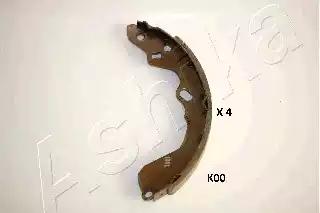 Комплект тормозных колодок 55K0000 ASHIKA
