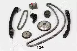 Комплект ланцюгів привода KCK124 ASHIKA