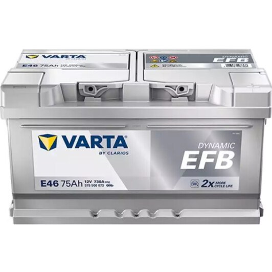 Varta 75ач  blue dynamic  efb  e46 0 575500073 VARTA