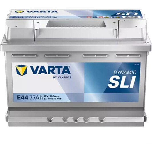 Акумулятор varta 77ач 780а -/+ 278175190 silver dynamic  e44 577400078 VARTA