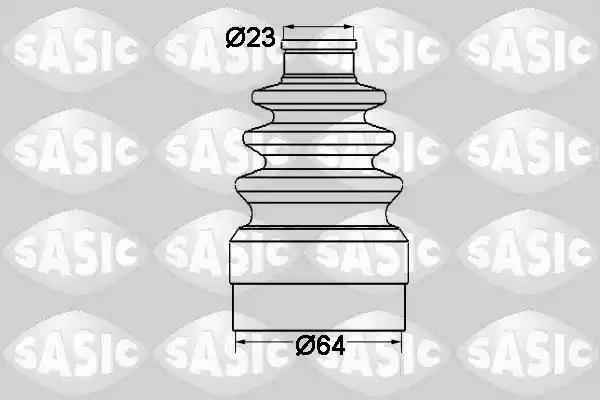 Комплект пилозахисний приводний вал 1904011 SASIC