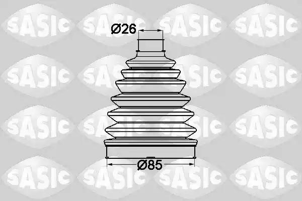 Комплект пилозахисний приводний вал 1904021 SASIC