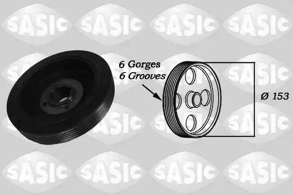 Ременный шкив коленчатый вал 2150027 SASIC