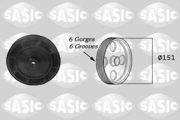 Шків колінчатий вал 2154006 SASIC