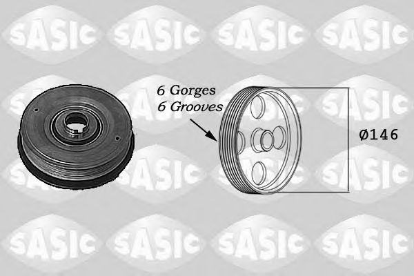 Шкив коленвала 2154013 SASIC