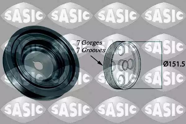 Koło pasowe wału korbowego renault clio iiiclio ivmodustwingo ii 2154022 SASIC