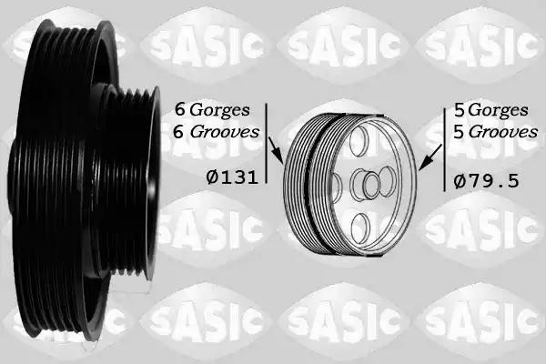 Шків, колінчатий вал 2156063 SASIC