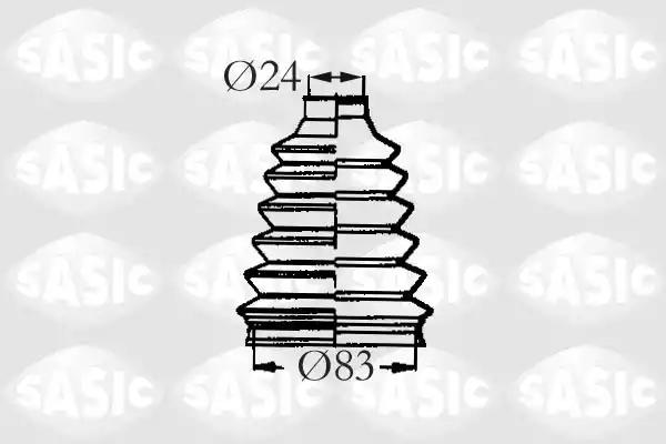 Комплект пылника приводной вал 2933143 SASIC