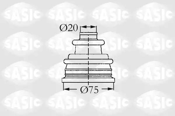 Комплект пилозахисний, приводний вал 4003404 SASIC