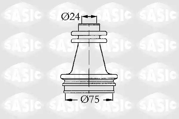 Комплект пылника приводной вал 4003416 SASIC