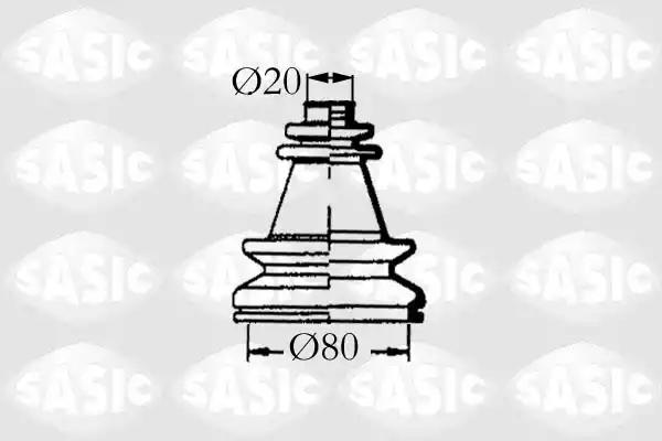 Комплект пылника приводной вал 4003454 SASIC