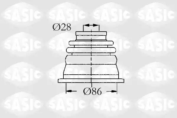 Пыльник шруса 4003464 SASIC