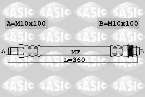 Гальмівний шланг 6604039 SASIC