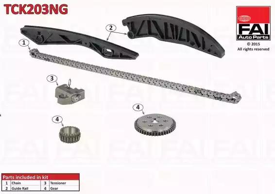 Комплект цепи грм TCK203NG FAI