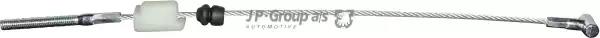 Тросовий привод, стоянкове гальмо 1570302500 JP GROUP