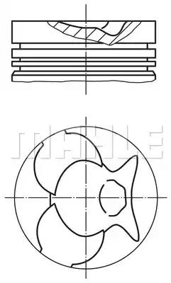 Поршень 0024900 MAHLE KNECHT