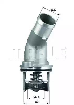 Термостат behr audi TI20592D MAHLE KNECHT