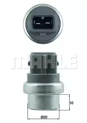 Датчик температури охолоджуючої рідини TSE23 MAHLE KNECHT