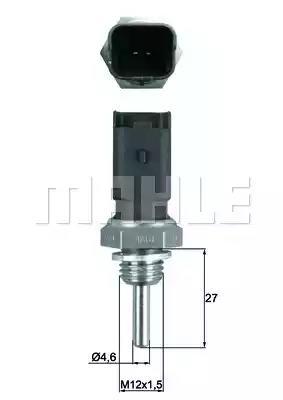 Czujnik temperatury  fiat ford lancia TSE25 MAHLE KNECHT