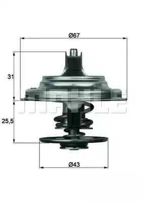 Термостат TX2379D MAHLE KNECHT