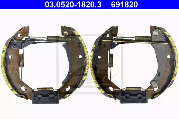 Комплект гальмівних колодок 03052018203 ATE