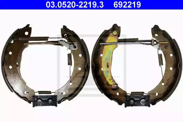 Комплект гальмівних колодок 03052022193 ATE