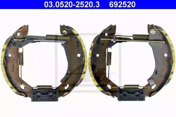 Комплект гальмівних колодок 03052025203 ATE