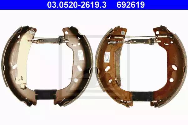 Комплект гальмівних колодок 03052026193 ATE