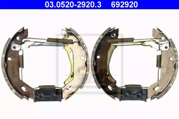 Комплект гальмівних колодок 03052029203 ATE