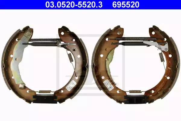 Комплект гальмівних колодок 03052055203 ATE