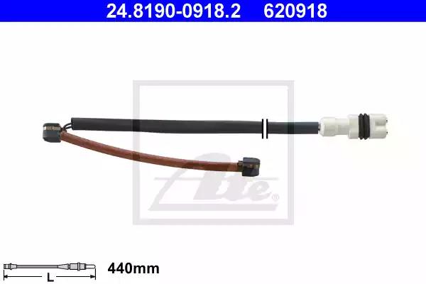 Конт. попер. сигналу, знос гальм. накл. 24819009182 ATE