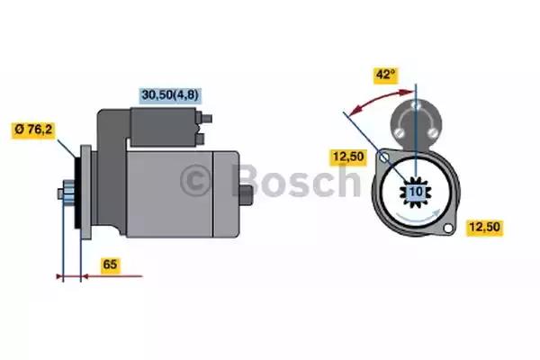 Bosch audi стартер tt 2.5 09- vw jetta iii 2.5 06- passat b7 2.5 11- 0001122402 BOSCH