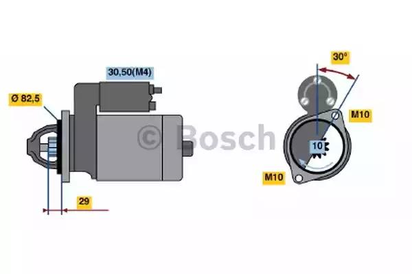 Стартер 0001219016 BOSCH
