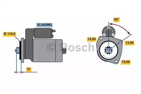 Стартер 0001241119 BOSCH